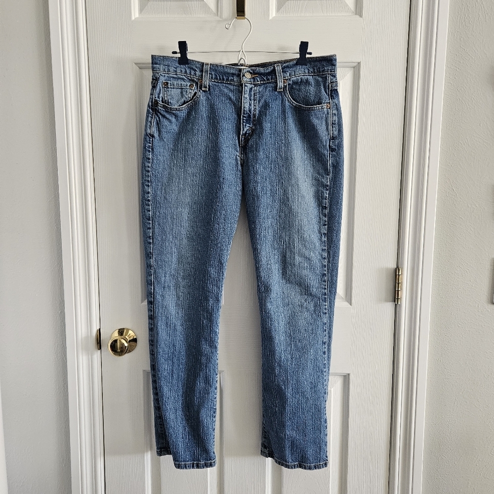 Vintage Levis 505 Straight Leg Mid Rise Jeans- 12S